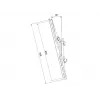 Flatscreen-houderarm MULTIBRACKETS M Pro Series Tilt Arms 600 mm, staal, zwart, 2 stuks