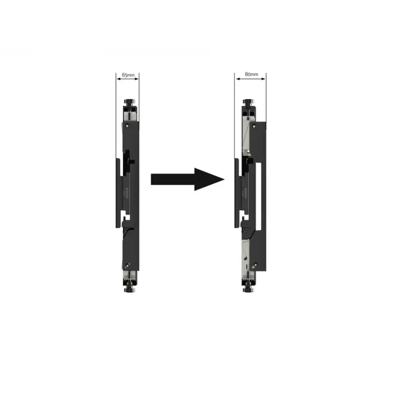 Flatscreen-montagearm Multibrackets M Pro Series Micro-Adjustable Arms 400mm zwart staal