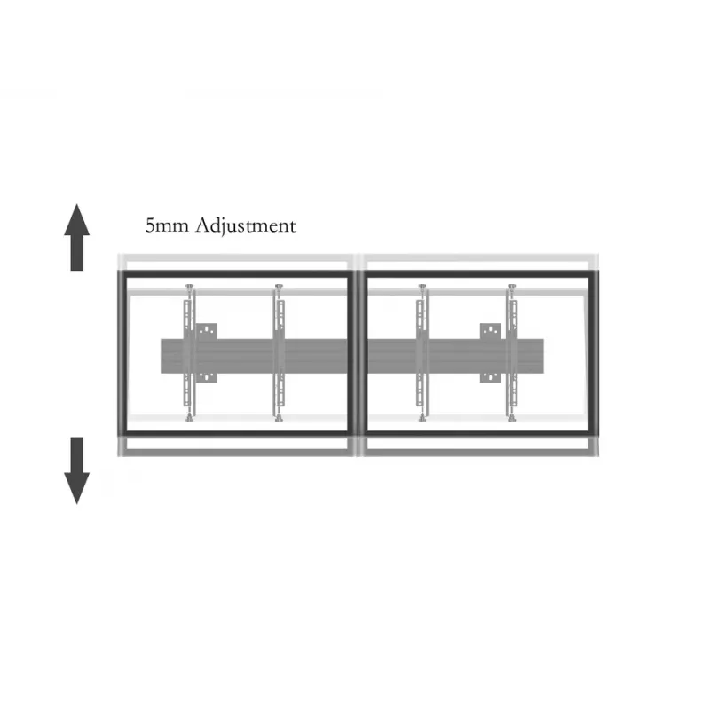 Flatscreen-montagearm Multibrackets M Pro Series Micro-Adjustable Arms 400mm zwart staal