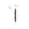 Flatscreen-montagearm Multibrackets M Pro Series Micro-Adjustable Arms 400mm zwart staal