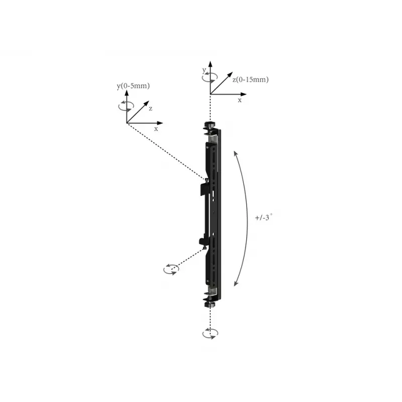 Flatscreen-montagearm Multibrackets M Pro Series Micro-Adjustable Arms 400mm zwart staal