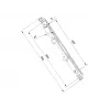 Flatscreen-montagearm Multibrackets M Pro Series Micro-Adjustable Arms 400mm zwart staal