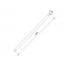 Pipe Multibrackets M Pro Series Extension Pipe 1,5 m zwart staal