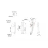 Flatscreen-montagearm MULTIBRACKETS M Pro Series Tilt Arms 200 mm zwart staal, 1,5 kg, 2 stuks