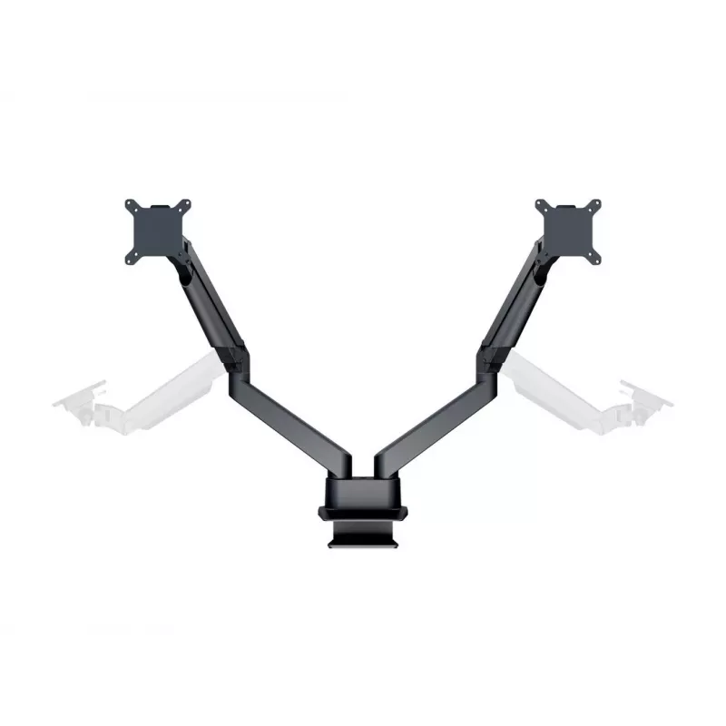Multibrackets M VESA Gas Lift Arm Dual Side by Side zwart klem 20 kg 15-32 inch