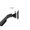 Multibrackets M VESA Gas Lift Arm Dual Side by Side zwart klem 20 kg 15-32 inch