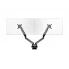 Multibrackets M VESA Gas Lift Arm Dual Side by Side zwart klem 20 kg 15-32 inch