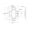 Multibrackets M Pro Series - Wallmount Plate Small