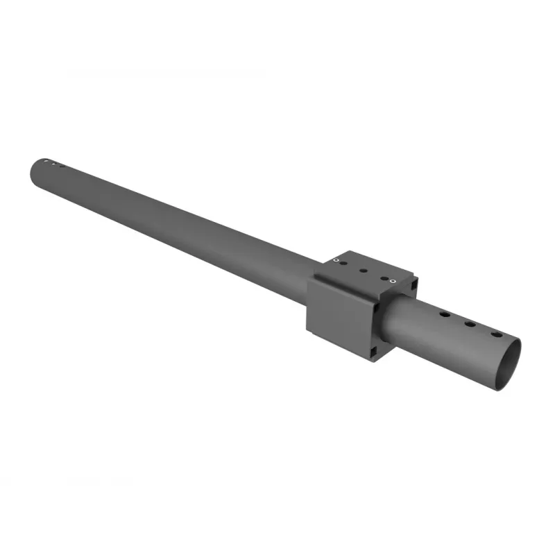 Mastboormal MULTIBRACKETS M Pro Series — stalen behuizing, zwart, 76,5×78,2 mm, 1,5 kg