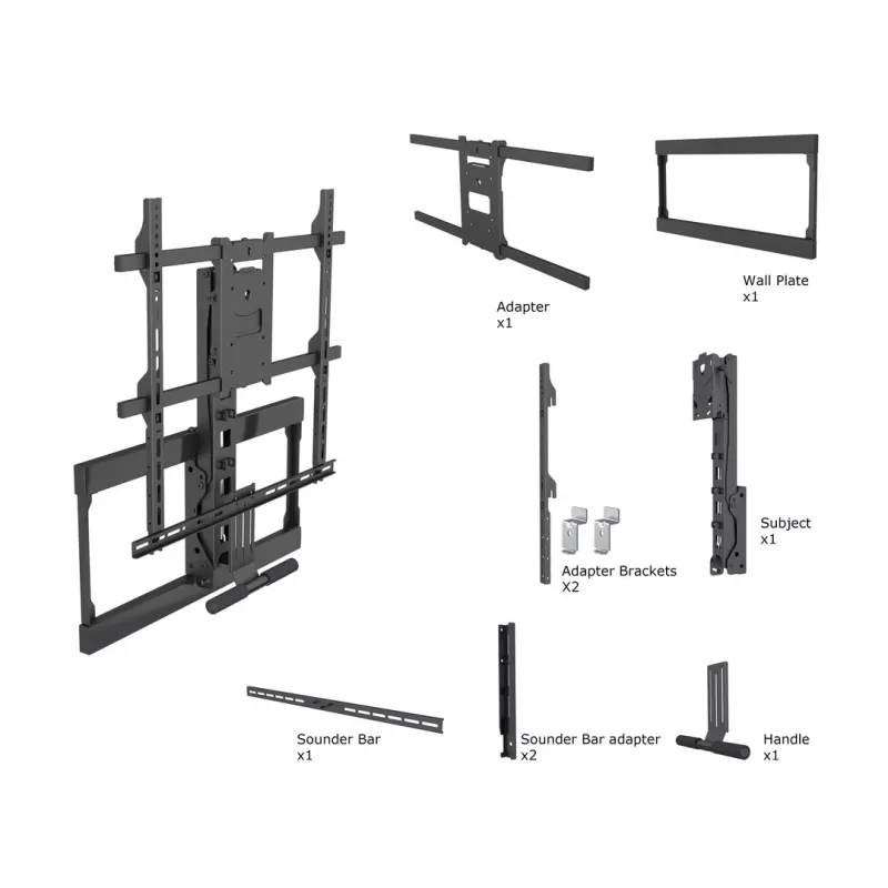 Steun, Multibrackets, M Pull Down Full Motion Flexarm