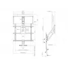 Steun, Multibrackets, M Pull Down Full Motion Flexarm