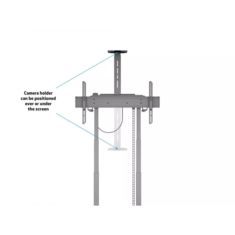 Multibrackets M Motorized Floorstand 120 kg zwart incl. kast & camerarek