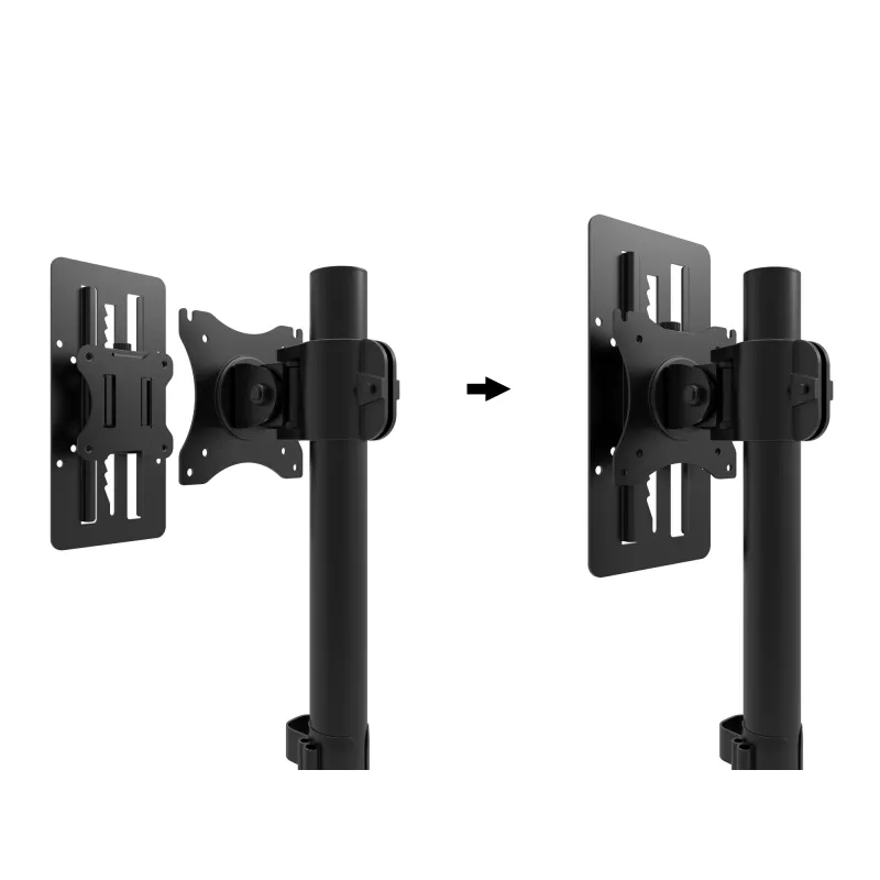 Multibrackets M VESA Monitor Slider zwart klem 8 kg 13 tot 27 inch