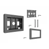Behuizing MULTIBRACKETS M Pro Series voor ELO 10 inch – staal, zwart, 2 kg