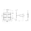 Multibrackets M Universal Flexarm Pro 60 kg Sound & Camera 60 kg draagvermogen 55-85 inch