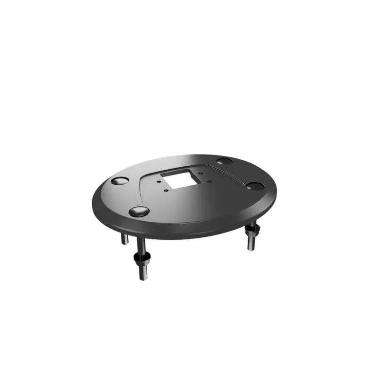 Doorvoerbasis MULTIBRACKETS M Deskmount HD — aluminium behuizing, zwart, Ø 21 cm, H 40 mm, 500 g