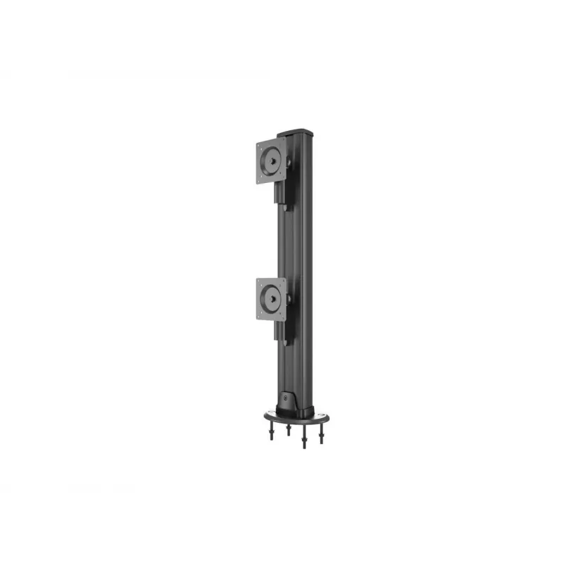 Doorvoerbasis MULTIBRACKETS M Deskmount HD — aluminium behuizing, zwart, Ø 21 cm, H 40 mm, 500 g