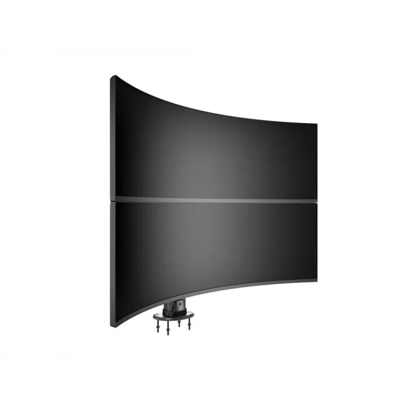 Doorvoerbasis MULTIBRACKETS M Deskmount HD — aluminium behuizing, zwart, Ø 21 cm, H 40 mm, 500 g