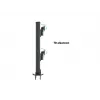 Doorvoerbasis MULTIBRACKETS M Deskmount HD — aluminium behuizing, zwart, Ø 21 cm, H 40 mm, 500 g
