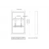 Multibrackets M Pro Series behuizing 32 inch wandmontage klein zwart staal liggend/staand