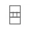 Multibrackets M Pro Series Enclosure 43 inch Small zwart staal liggend/staand