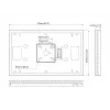 Multibrackets M Pro Series behuizing QB24R QB24R-T wit staal Landscape
