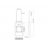 Multibrackets M Pro Series behuizing 50 inch wand medium zwart staal liggend/staand