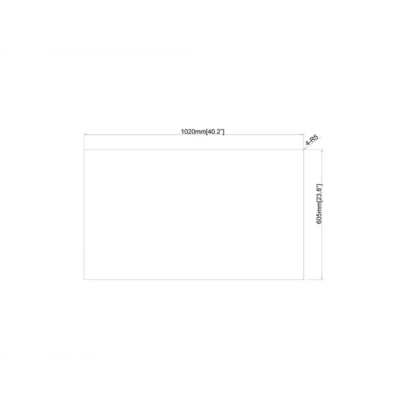 Schermbescherming Multibrackets M Safety Sheet Polycarbonate 43 transparant