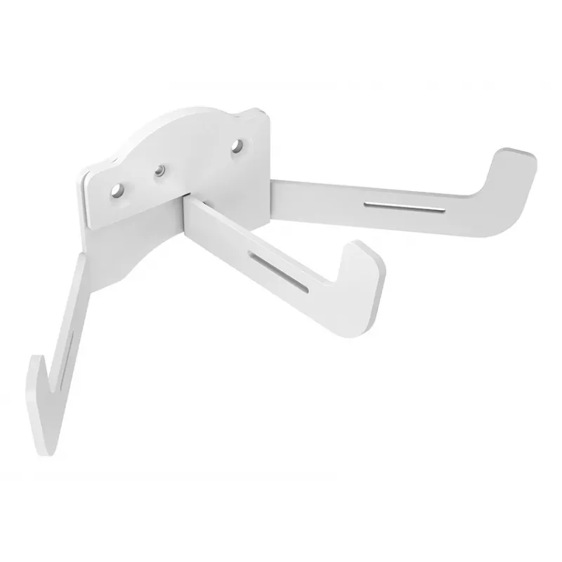 Wandkabelmanagement Multibrackets M staal wit — voor georganiseerde kabelgeleiding