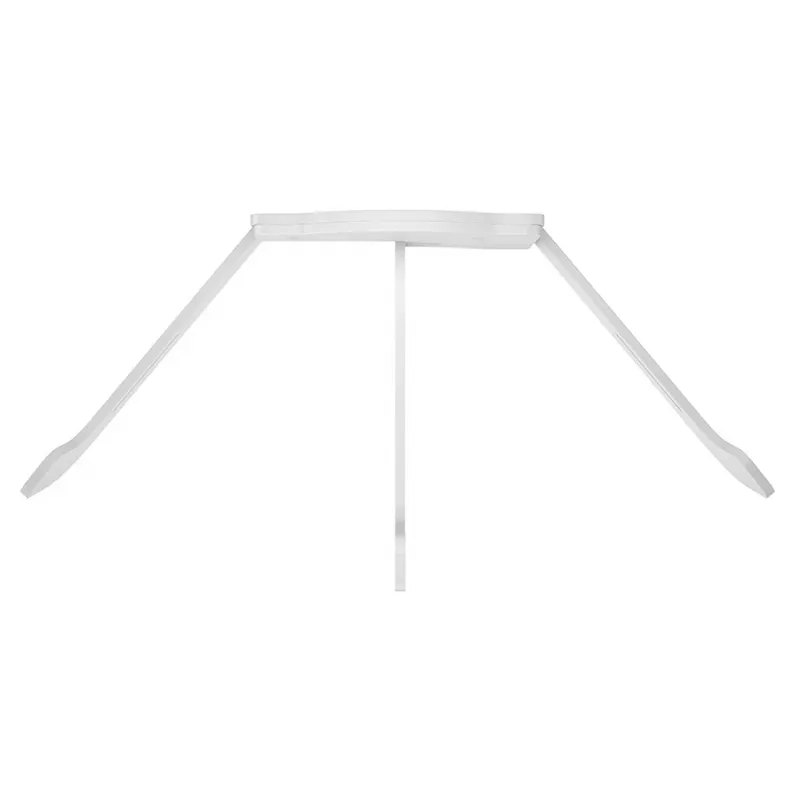 Wandkabelmanagement Multibrackets M staal wit — voor georganiseerde kabelgeleiding