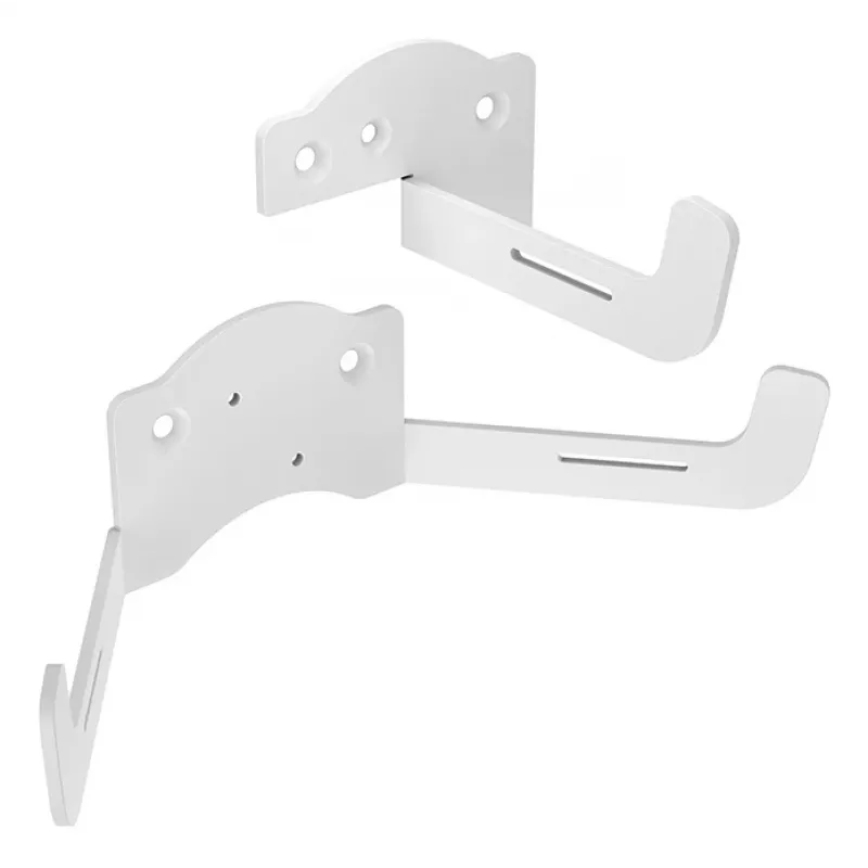 Wandkabelmanagement Multibrackets M staal wit — voor georganiseerde kabelgeleiding