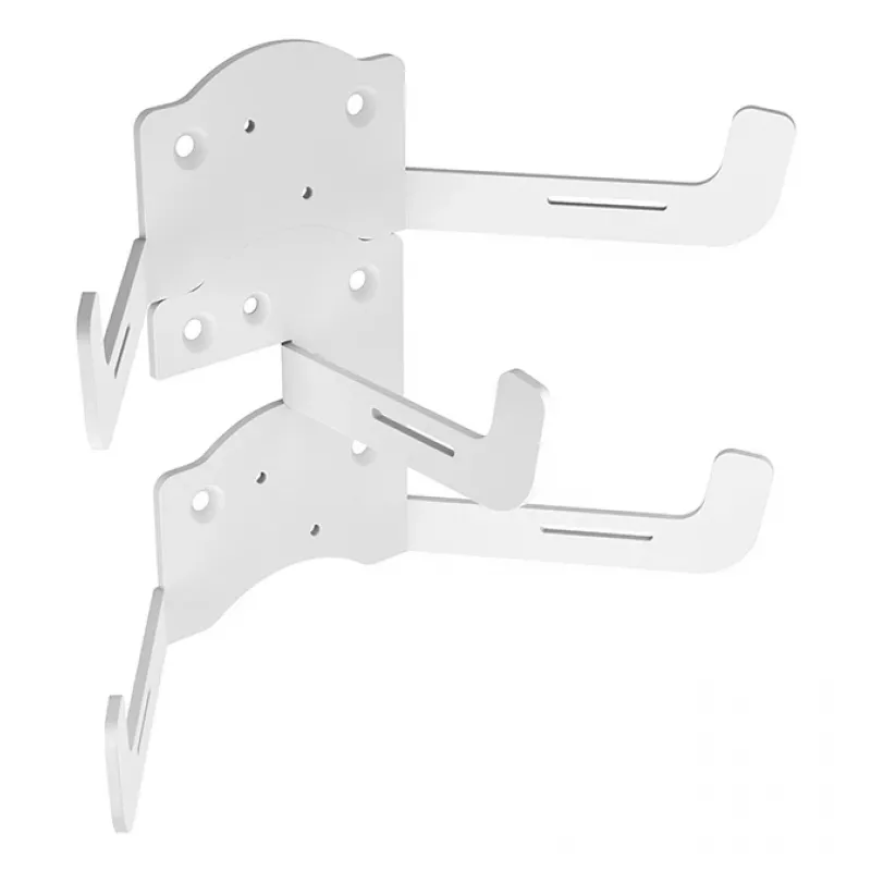 Wandkabelmanagement Multibrackets M staal wit — voor georganiseerde kabelgeleiding