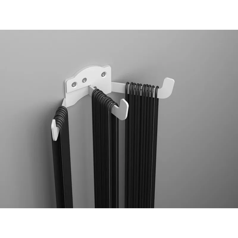 Wandkabelmanagement Multibrackets M staal wit — voor georganiseerde kabelgeleiding
