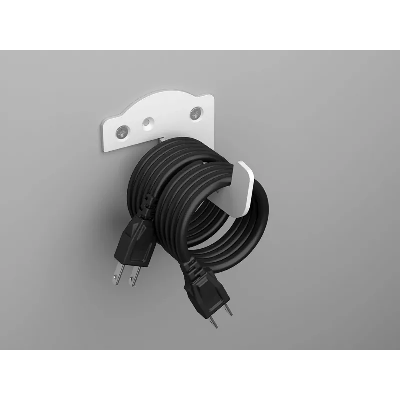 Wandkabelmanagement Multibrackets M staal wit — voor georganiseerde kabelgeleiding