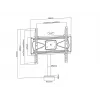 Multibrackets M VESA Bolt Down TV-beugel Turn 400 MAX 30 kg 23-55 inch
