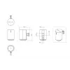 Multibrackets M Sonos muurbeugel voor ERA100 - wit, muur, staal, 10 kg, wit, -25 - 25°, 90°