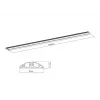 Multibrackets M kabelgoot vloer zwart – 139 mm B – 1100 mm L