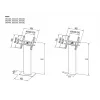 Multibrackets M Pro Series kiosk zwart 15-32 inch 20 kg 75x75-400x400