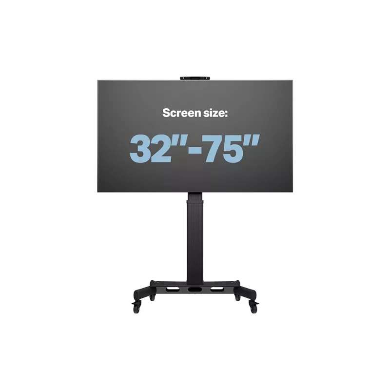 Multibrackets M gemotoriseerde public floorstand enkelvoudige kolom 170 HD 60 kg capaciteit 32-75 inch