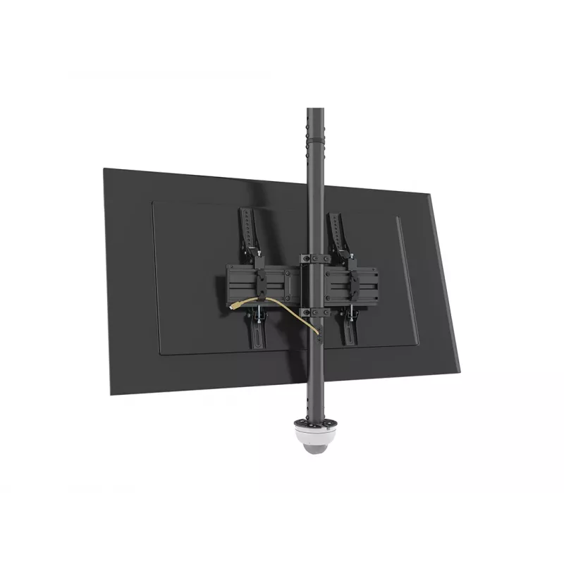 Camerahouder MULTIBRACKETS M Pro Series – universele dome-camerahouder, staal, zwart, 135×55×72 mm