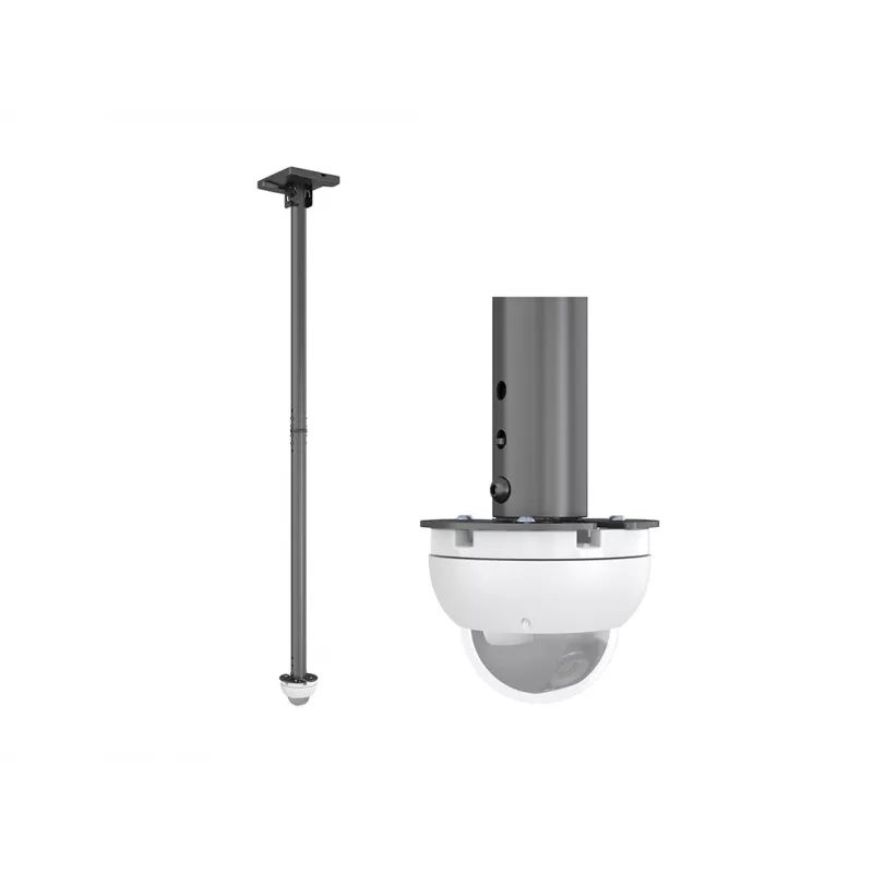 Camerahouder MULTIBRACKETS M Pro Series – universele dome-camerahouder, staal, zwart, 135×55×72 mm