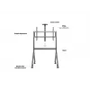 Multibrackets M Collaboration vloerstandaard 55 inch–86 inch maximale draagkracht 90 kg