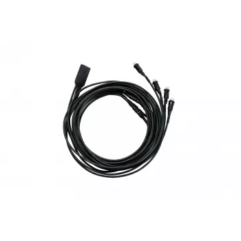 Ochno O-PC-LS-1, knop, zwart, thermoplastisch elastomeer (TPE), 1,5 m, USB Type-A, recht