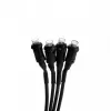 Ochno O-PC-LS-1, knop, zwart, thermoplastisch elastomeer (TPE), 1,5 m, USB Type-A, recht