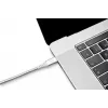 USB-C-naar-USB-C-kabel Ochno O-USBG2-70-1 — USB 3.2 Gen 2, DP Alt Mode 1.4, stekker–stekker, gevlochten, 0,7 m, wit