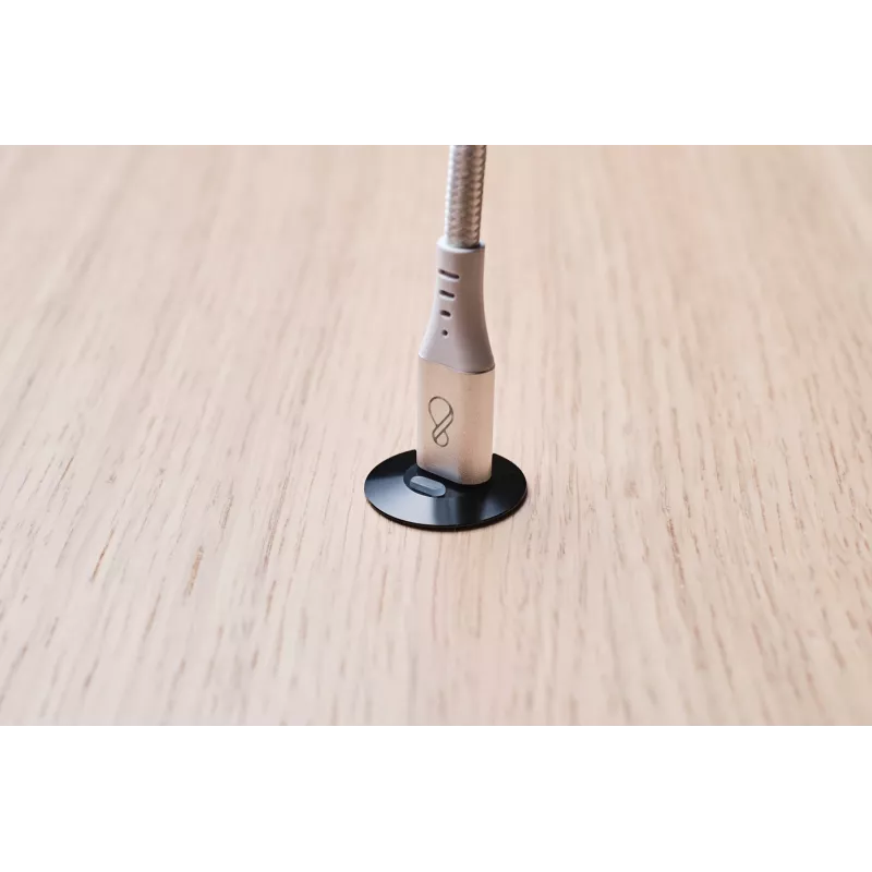 USB-C-naar-USB-C-kabel Ochno O-USBG2-70-1 — USB 3.2 Gen 2, DP Alt Mode 1.4, stekker–stekker, gevlochten, 0,7 m, wit