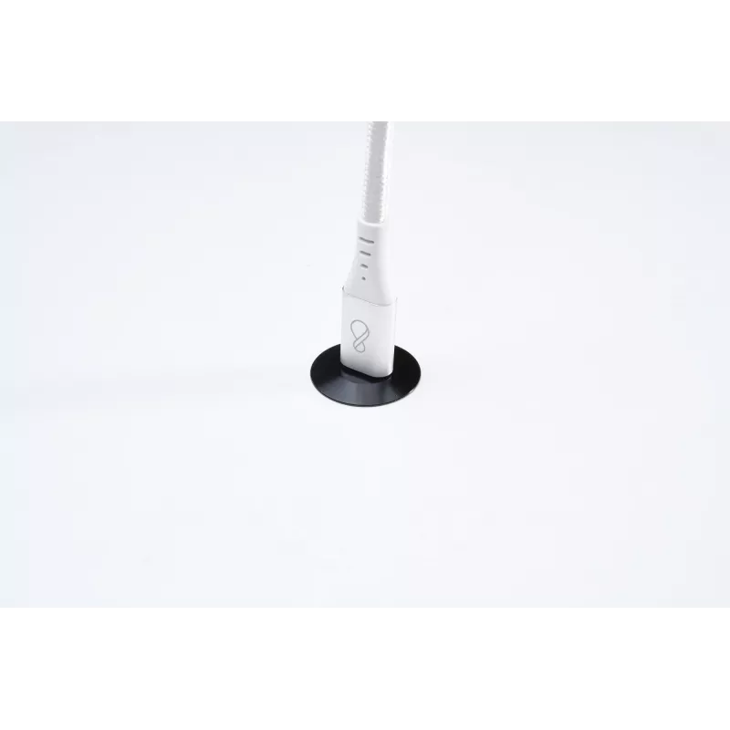 USB-C-naar-USB-C-kabel Ochno O-USBG2-70-1 — USB 3.2 Gen 2, DP Alt Mode 1.4, stekker–stekker, gevlochten, 0,7 m, wit