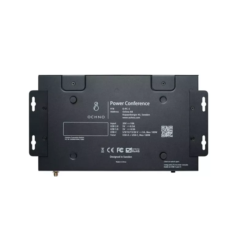 Conferentiesysteem Ochno Power Conference 3 bedraad USB 3.2 Type-C 4K Ultra HD
