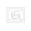 Binnenvoeding Humly HUM1006 24W zwart