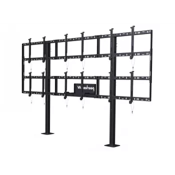 Peerless DS-S555-3X2 multimediawagen/standaard zwart multimedia-standaard